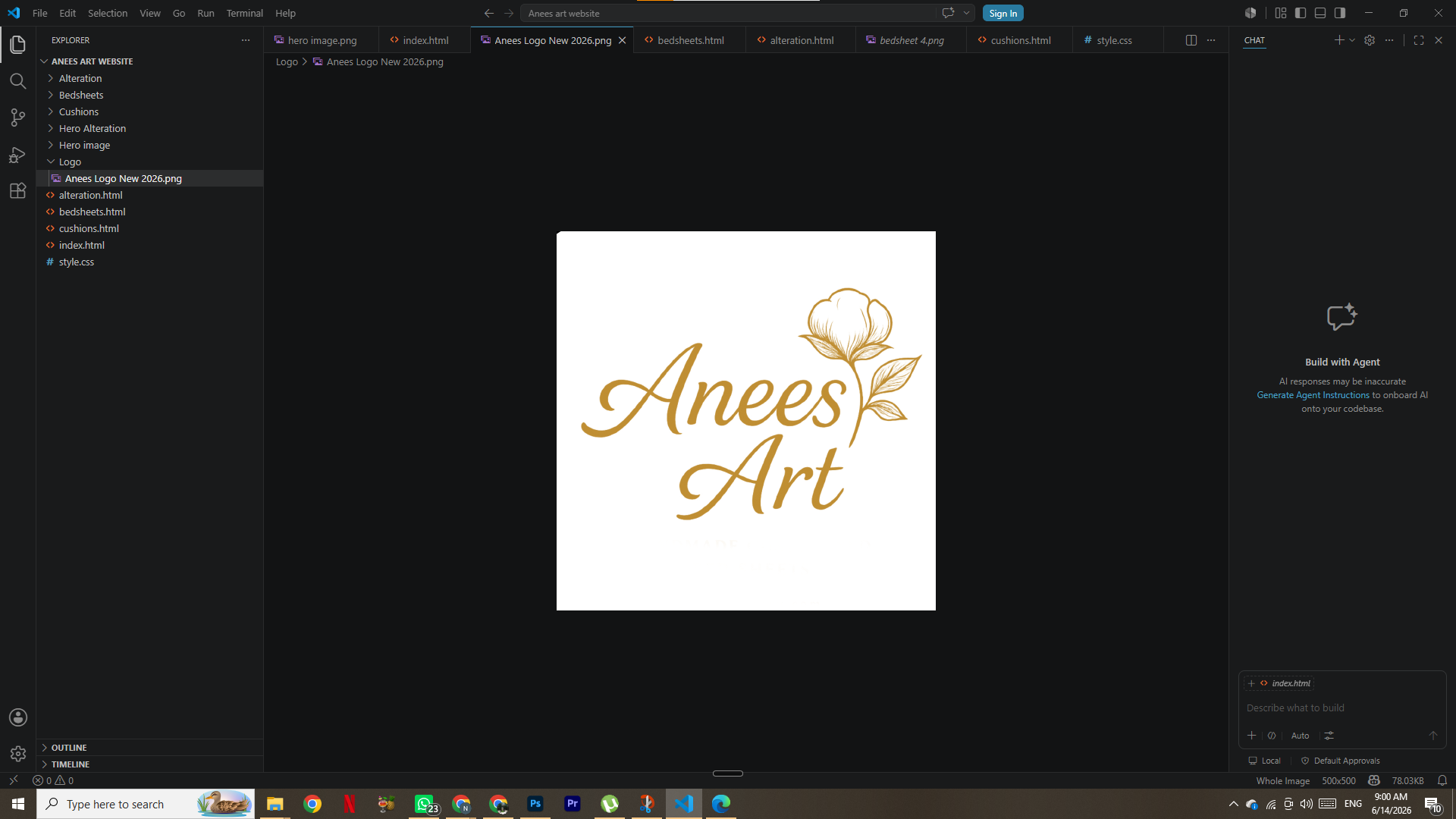 Anees Art logo